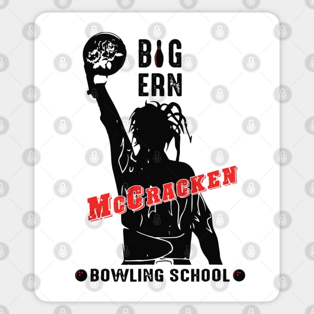 Big Ern McCracken Bowling School Sticker by BodinStreet